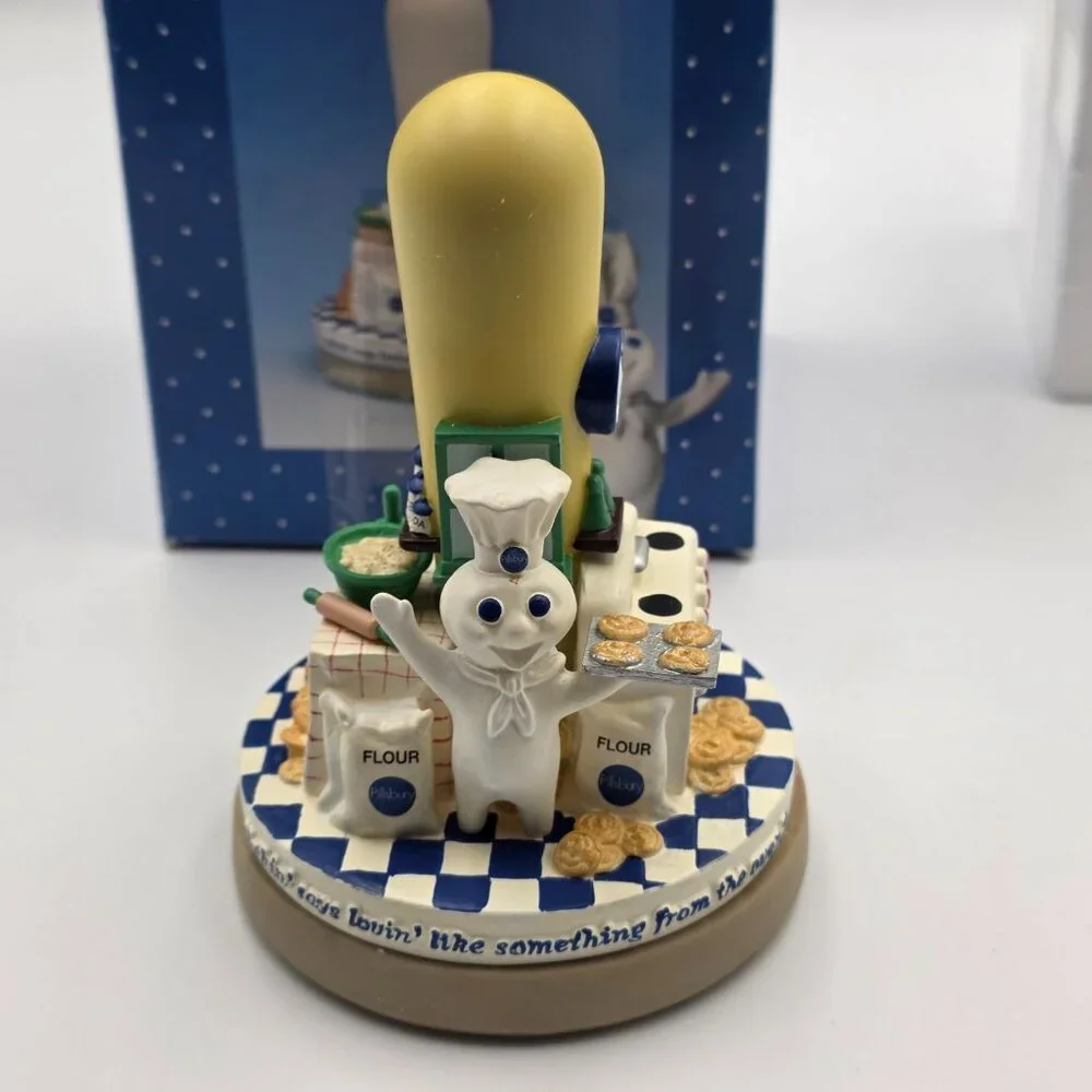 Vintage 1998 Pillsbury Doughboy Cookie Stamp Collectible w/ Original Box